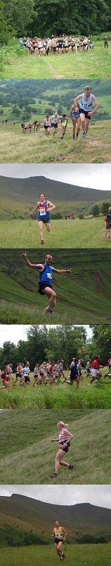 Images from the Pen y Fan and Fan y Big Horseshoe races