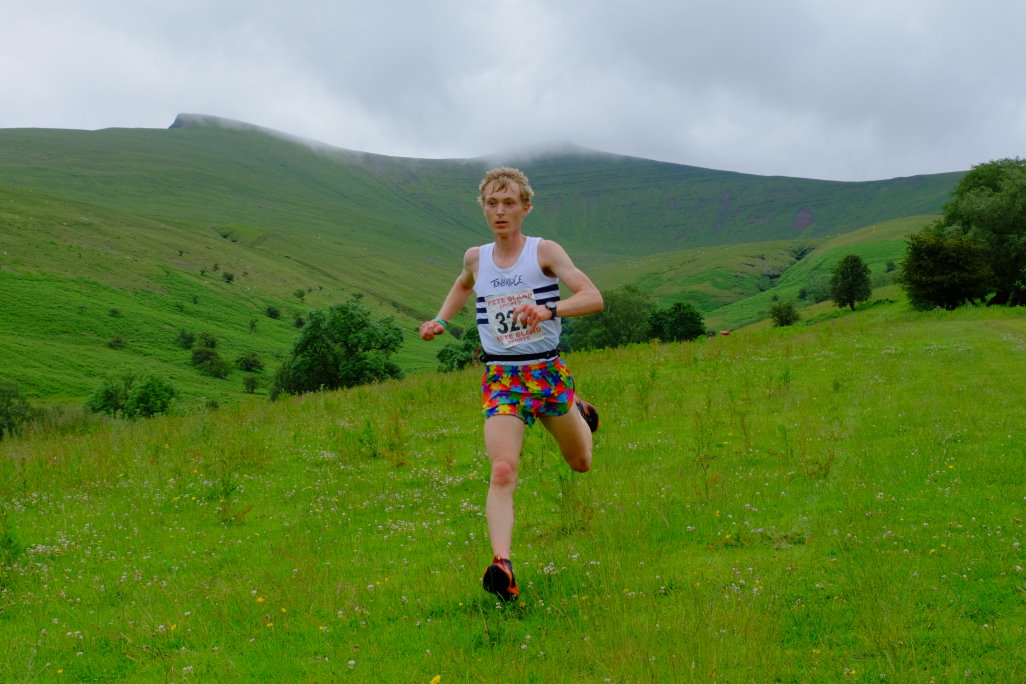 Luke Fisher winning the Pen y Fan Race 2021