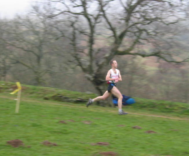 Crispin Flower winning the Pen y Fan Race 2004